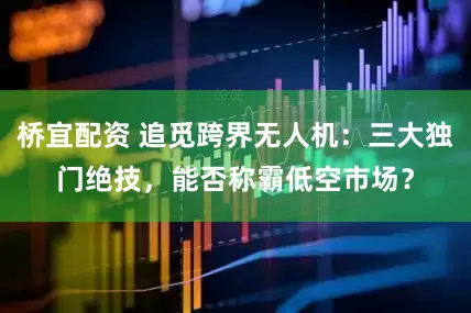桥宜配资 追觅跨界无人机：三大独门绝技，能否称霸低空市场？