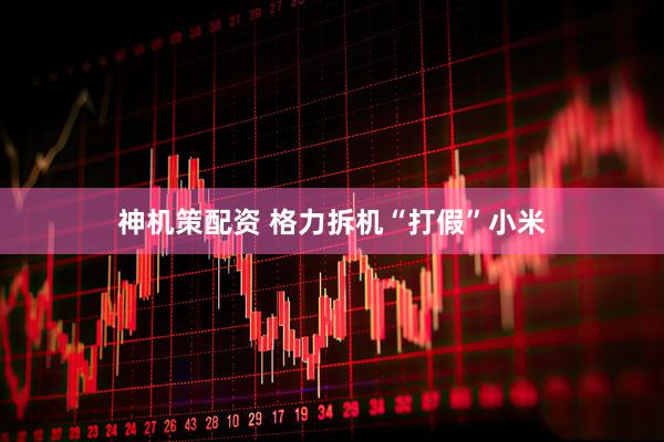 神机策配资 格力拆机“打假”小米