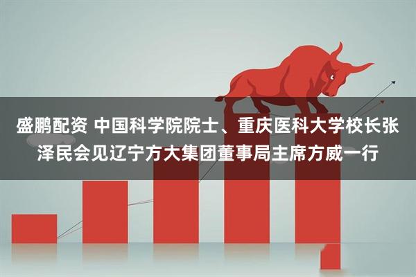 盛鹏配资 中国科学院院士、重庆医科大学校长张泽民会见辽宁方大集团董事局主席方威一行