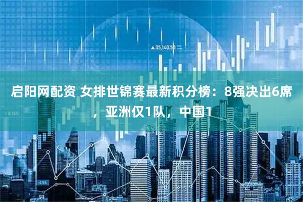 启阳网配资 女排世锦赛最新积分榜：8强决出6席，亚洲仅1队，中国1